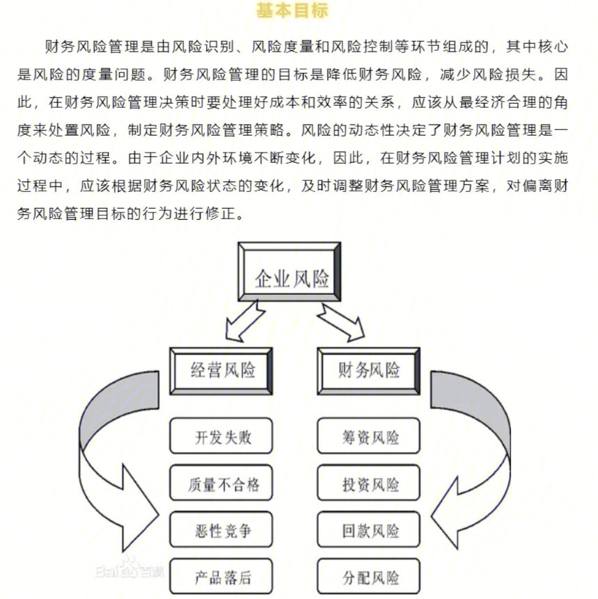 财务风险分类概述