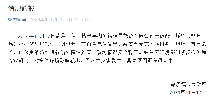 山东滨州公司储罐泄漏事件深度剖析