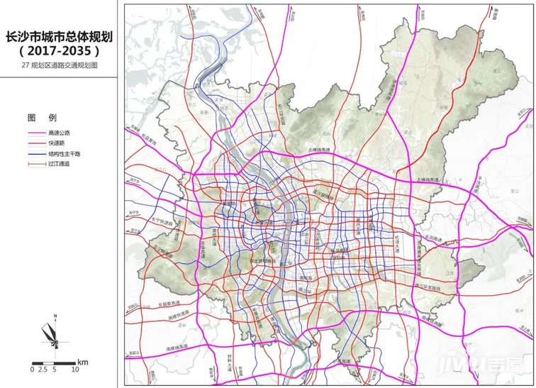 长沙现代化城市交通网络的规划与构建