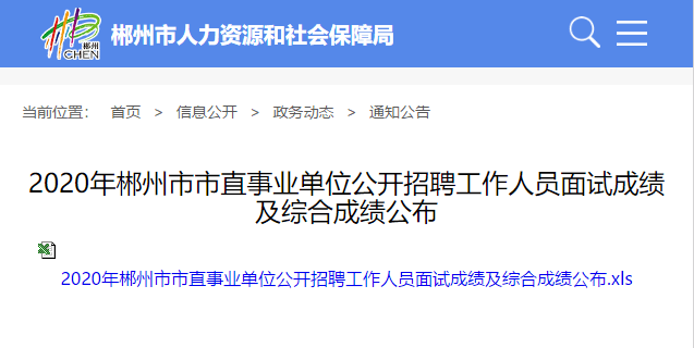 郴州市人事局最新招聘信息全面解析